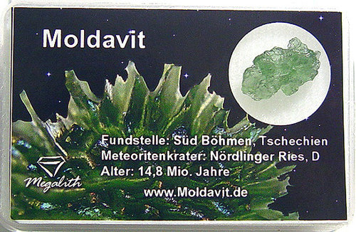 Moldavite specimen