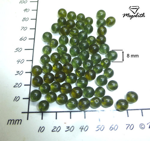 Moldavite beads