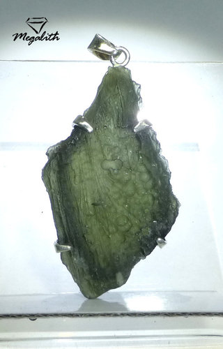 Large Moldavite pendant