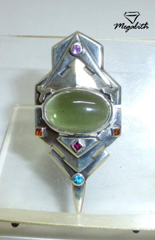 Moldavite pendant